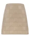 Moncler Logo-patch Quilted Miniskirt