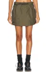 Moncler Mini Skort In Thyme