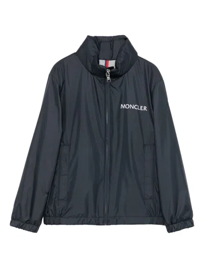 Moncler Mini Sports Jacket For Boys - Ss25 In Blue