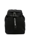Moncler Mini Trick Backpack Black In Black