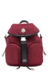 Moncler Mini Trick Crossbody Bag In Burgundy