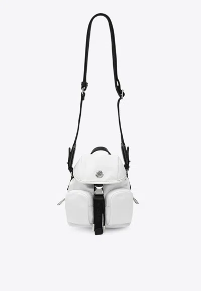 Moncler Mini Trick Shoulder Bag In White