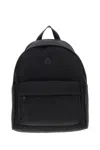 Moncler Minimalist Black Backpack In Black