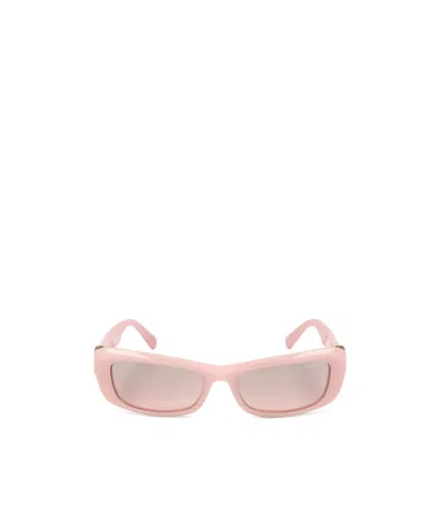 Moncler Minuit Square-frame Sunglasses In Nude