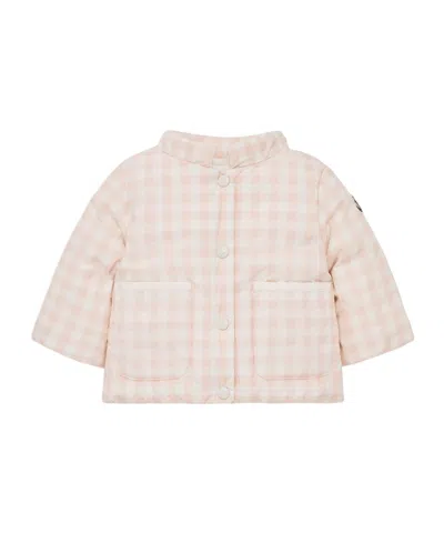 Moncler Kids' Mira Taffeta Down Jacket In Pink