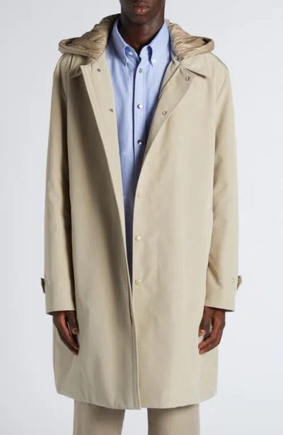 Moncler Miroir Coat In Beige