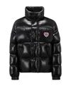 Moncler Misam Nylon Laquè Down Jacket In Black