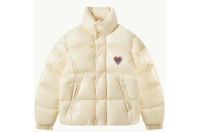 Pre-owned Moncler Misam Short Down Jacket White