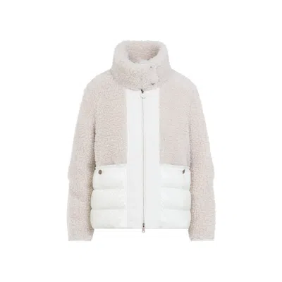 Moncler Miscellaneous Glorieux Jacket In Neutral
