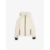 Moncler Miscellaneous New Guyane Padded Shell-down Ski Jacket 8- In White
