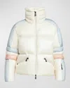 MONCLER MISMI COLORBLOCK PUFFER BOMBER JACKET