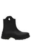 Moncler Ankle-height Boots With Textured Grip And Rugged Sole