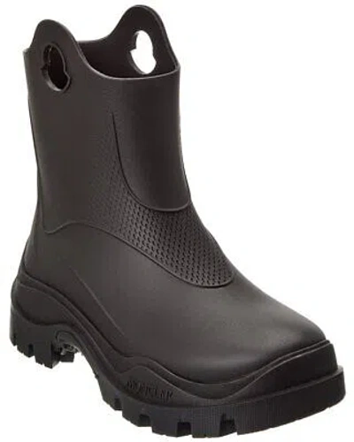 Pre-owned Moncler Misty Rubber Rain Boot Women's Black 36