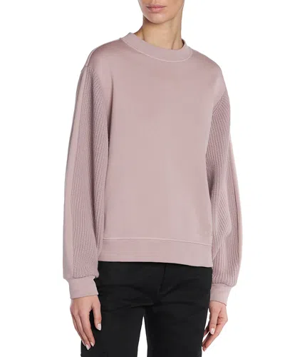 MONCLER MIXED MEDIA SWEATSHIRT