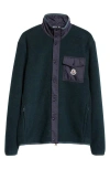 MONCLER MONCLER MIXED MEDIA WOOL BLEND JACKET