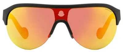 Moncler Ml0049 Mirrored Shield Sunglasses In Multi