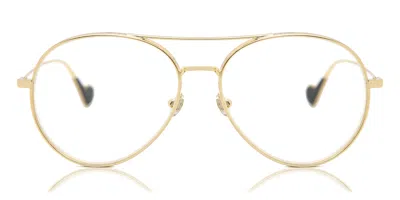 Moncler Ml0121 030 Men's Glasses Gold Size 57 - Free Lenses - Blue Light Block Available