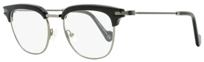 Moncler Ml5021 Square Metal Eyeglasses In Red
