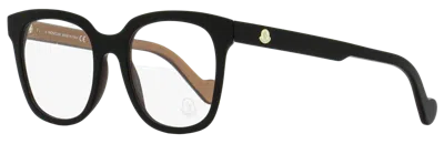 Moncler Ml5098 Square Acetate Eyeglasses In Black