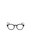 Moncler Ml5122 Round-frame Optical Glasses In Black