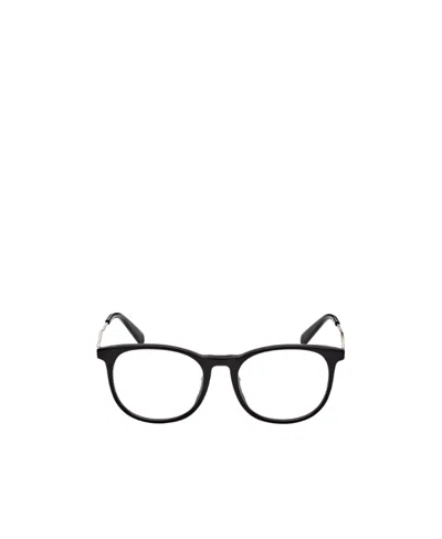 Moncler Ml5152 Round-frame Glasses In Black
