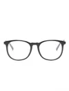 Moncler Ml5152 Round-frame Glasses In Schwarz