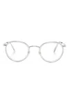 Moncler Round-frame Glasses In 中性色