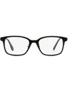 Moncler Rectangular Ml5169d Eyeglasses Eyeglass Frame Black Size 52 Acetate In Black
