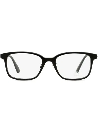 Moncler Rectangular Ml5169d Eyeglasses Eyeglass Frame Black Size 52 Acetate