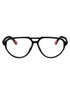 Moncler Pilot-frame Glasses In 001