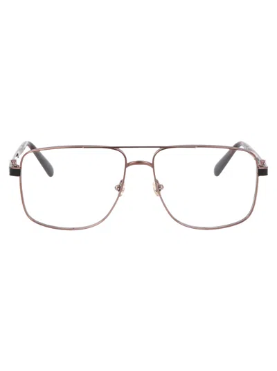 Moncler Ml5178 Glasses In 036 Bronzo Scuro Lucido