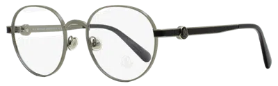 Moncler Ml5179 Round Metal Eyeglasses In Gray