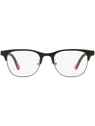 Moncler Ml5193h Rectangle-frame Glasses In Schwarz