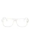 Moncler Ml5198 001 Square Glasses In Grey