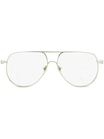 Moncler Ml5202 Pilot-frame Glasses In Gold