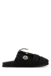 Moncler Mon Pocket Slippers In Black