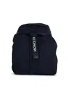 Moncler Trick Black Nylon Backpack In Black