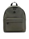 Moncler Pierrick Backpack Front Pocket Adjustable Straps Handle In Green