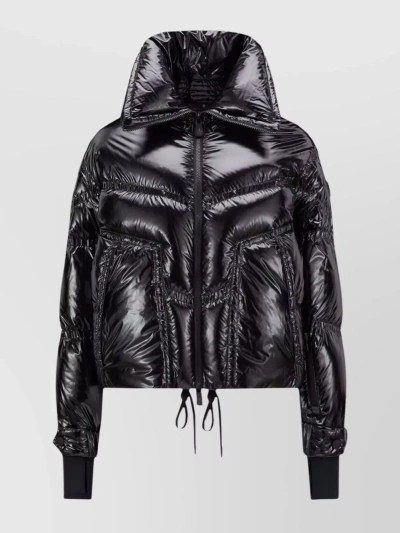 Moncler Modern Down Hooded Jacket In Black