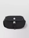Moncler Modern Leather Shoulder Bag With Adjustable Strap
