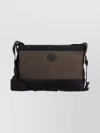 Moncler Modern Tech Crossbody Messenger Bag In Brown