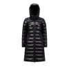 Moncler Moka Hooded Padded Coat In Black