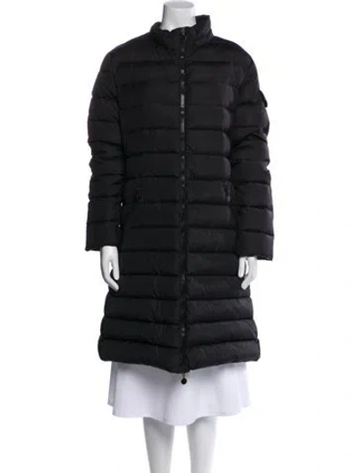 Pre-owned Moncler Mokacine Down Down Coat In Black