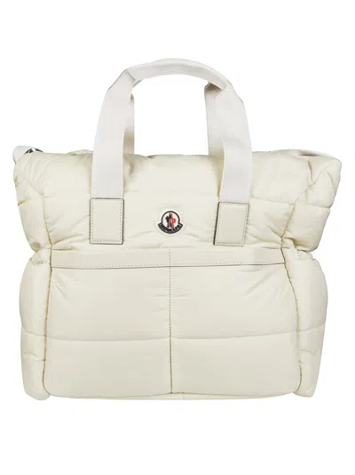 Moncler Mommy Tote Bag In Neutral