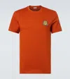 Moncler Mon Duck Cotton Jersey T-shirt In Animal Print