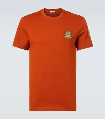 MONCLER MON DUCK COTTON JERSEY T-SHIRT