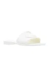 Moncler Mon Logo-appliqué Slides In White