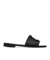 Moncler Mon Slides In Black