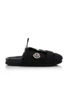 Moncler Mon Pocket Slippers In Black