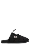 Moncler Mon Pocket Slippers In Black